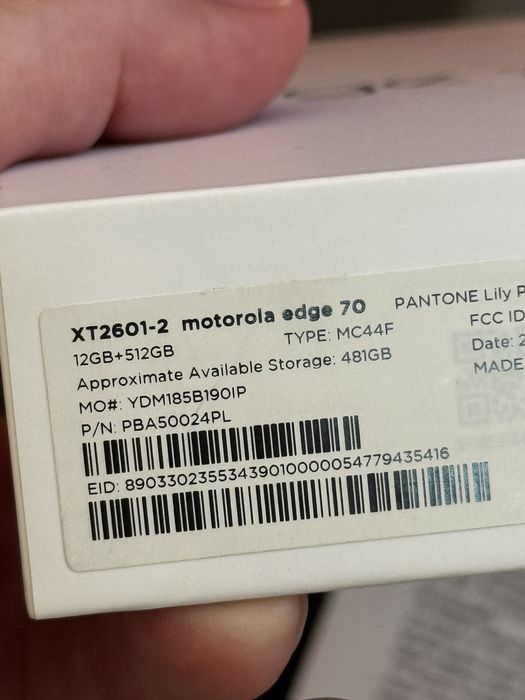 Motorola Edge 70 / 512GB / 12GB RAM / КАТО НОВ ! / ГАРАНЦИЯ !