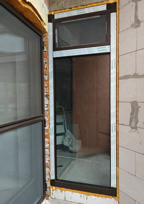 Fereastra 220cm X 84cm Salamander MD 76 Premium, 3 randuri sticla,noua