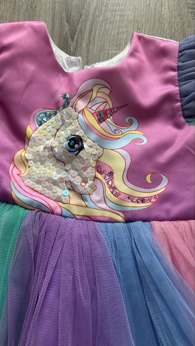 Платье единорог 2-3 года