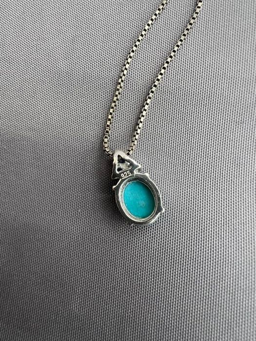 Pandantiv si lant din argint