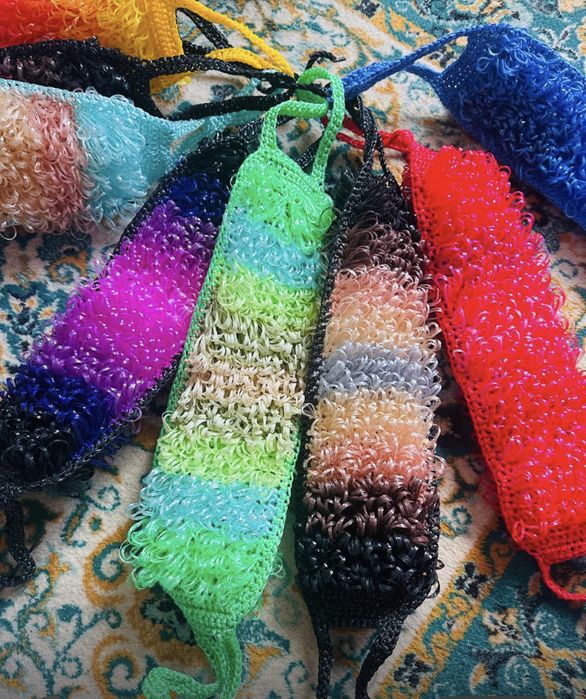 Вяжу на заказ мочалки