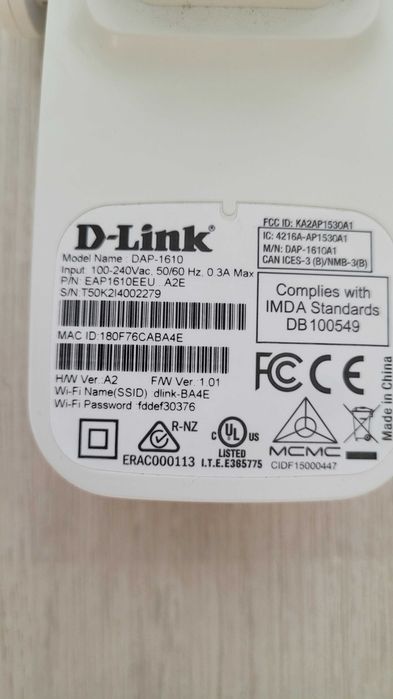 Range Extender D Link DAP - 1610