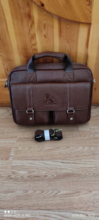 Сумка портфель кожаная