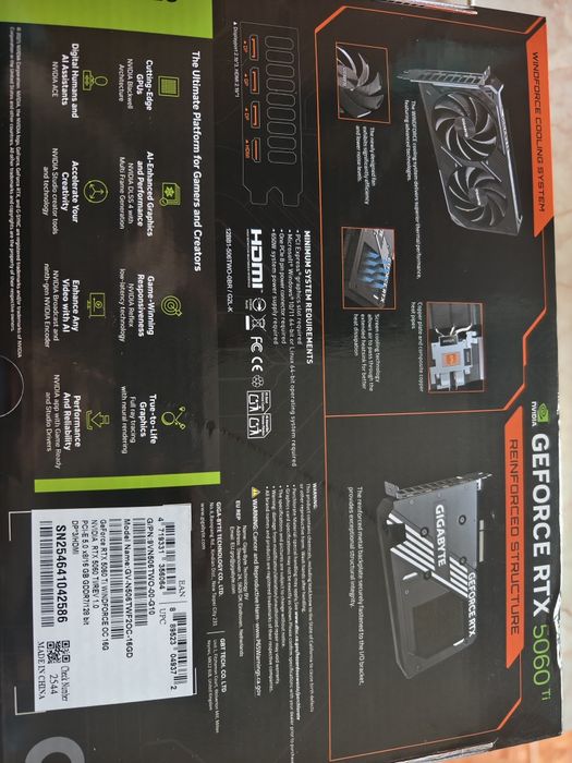 Vand placa video 5060ti 16gb SIGILATA