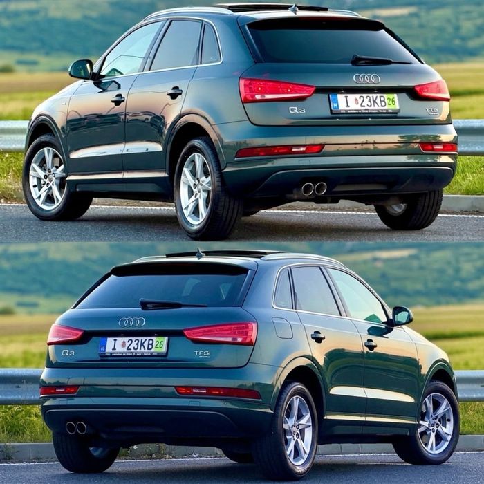 Audi Q3 S-Line 2018 Euro 6 2.0 TDI 150 CP Cutie Manuala 6+1 Keyless Go Keyless Entry Panoramic Bose Plafon Negru