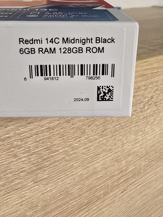 Telefon Redmi 14c - 128GB  - 6GB RAM  - android  - dual sim  - NOU !