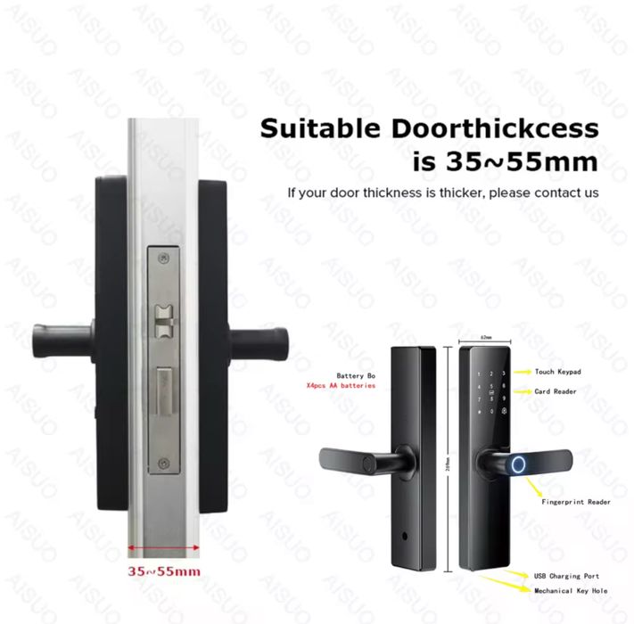 Умный замок smart lock на межкомнатные двери