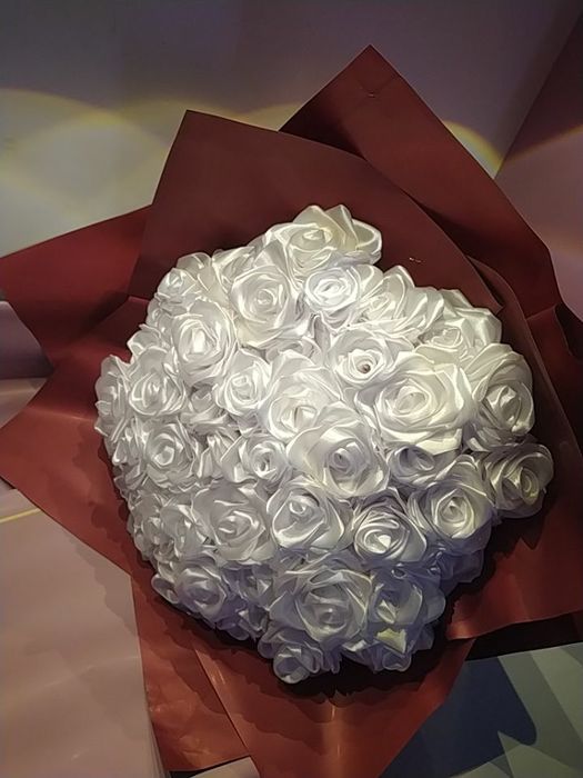 Атласные розочки