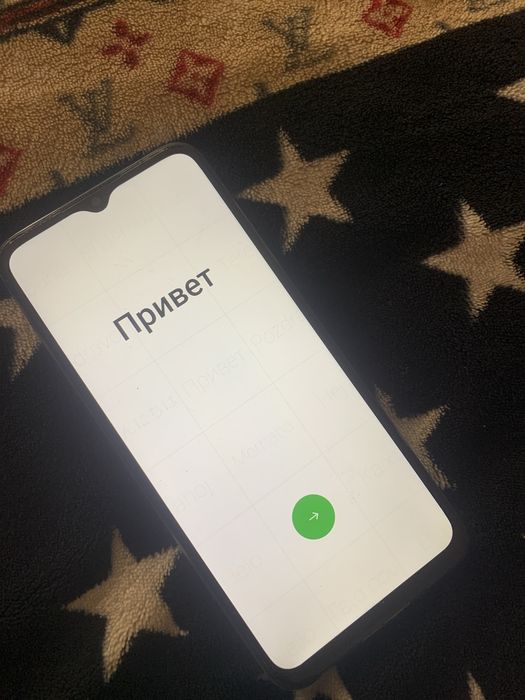 Oppo A17k голубой