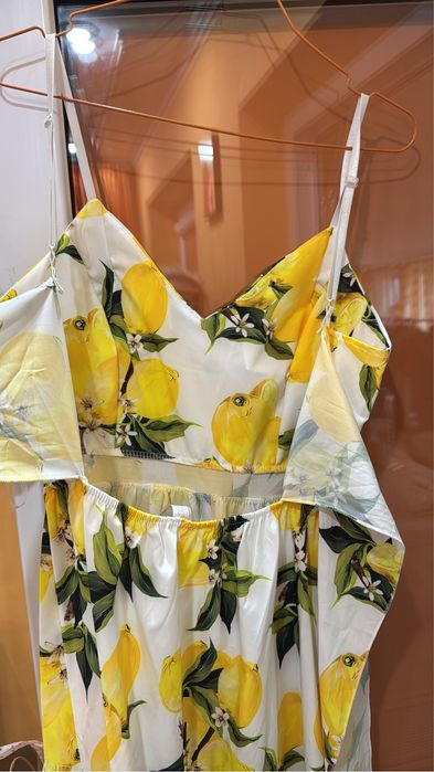 Rochie lunga cu lamai