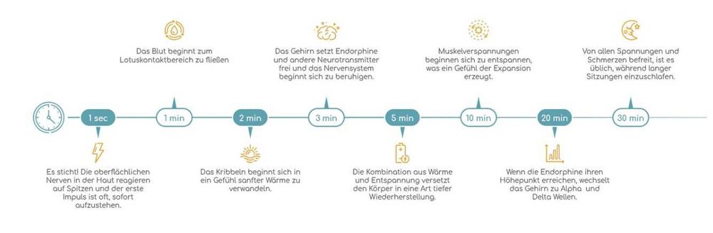 Матрак, възглавница за масаж, акупресура, релаксация Blumenfeld