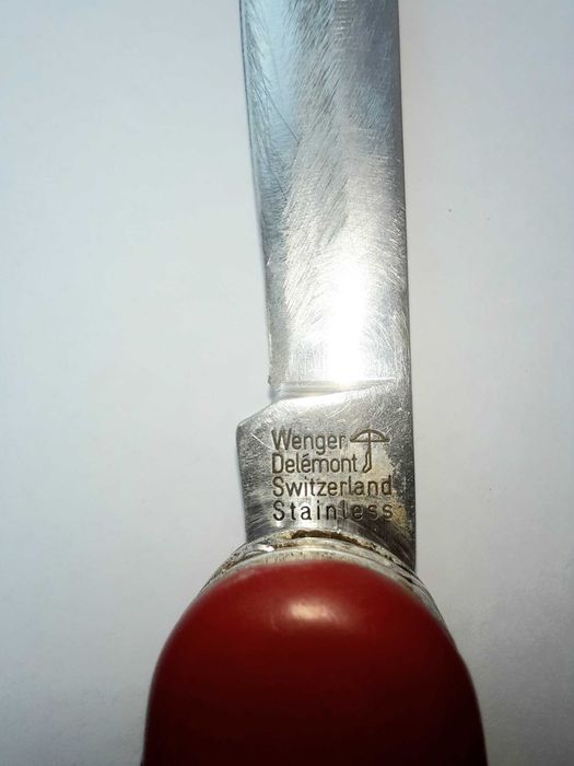 Briceag vintage elvetian , original, Wenger Forester Delemont. RAR!