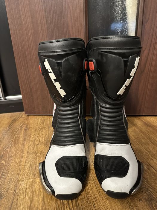 Costum moto piele FLM +Cizme FLM
