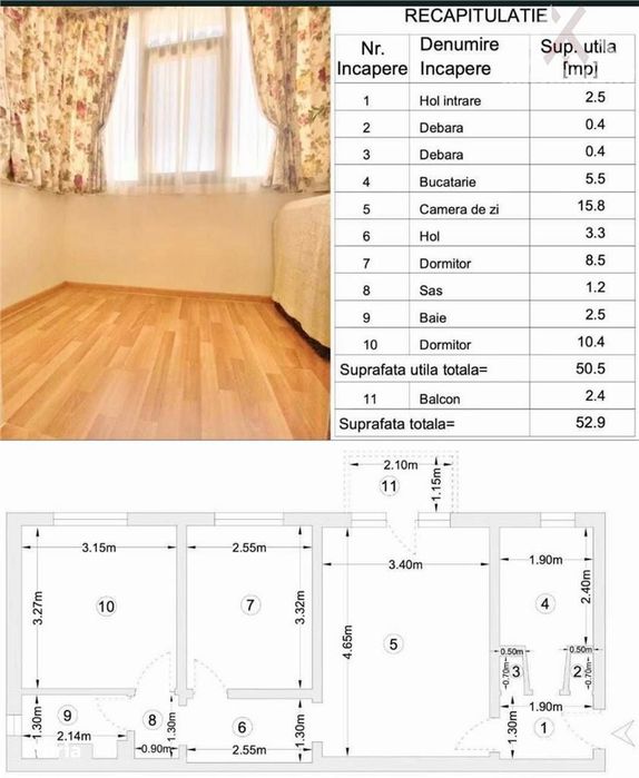 Apartament 3 camere Alexandru - P. Voievozilor