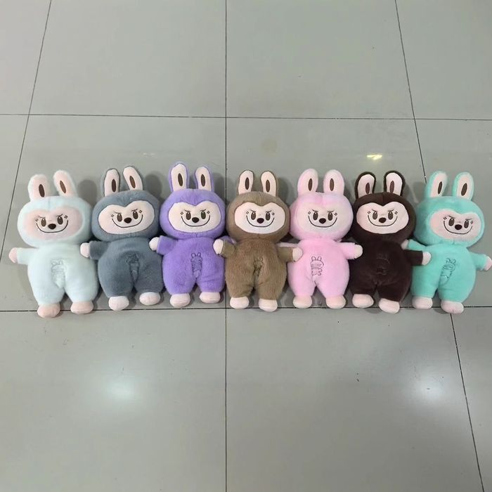 Голямо Интерактивно Лабубу,40см Дишащо Лабубу с музика и светлина