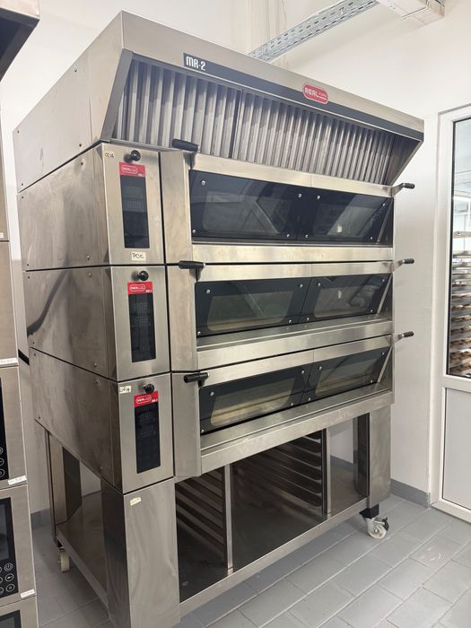 Cuptor Real Forni pe vatra 380V cu hota