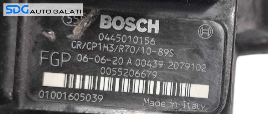 Pompa Inalta Presiune Opel Astra H 1.9 CDTI Z19DTH Z19DTL Z19DT Z19DTJ 2004 - 2010 Cod 0445010156 [N0575]