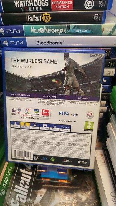 Игра Fifa 18 ps4 playstation пс4 плейстейшън 4