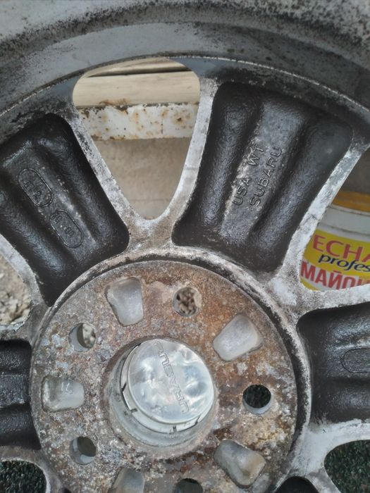 Шины с дисками на субару