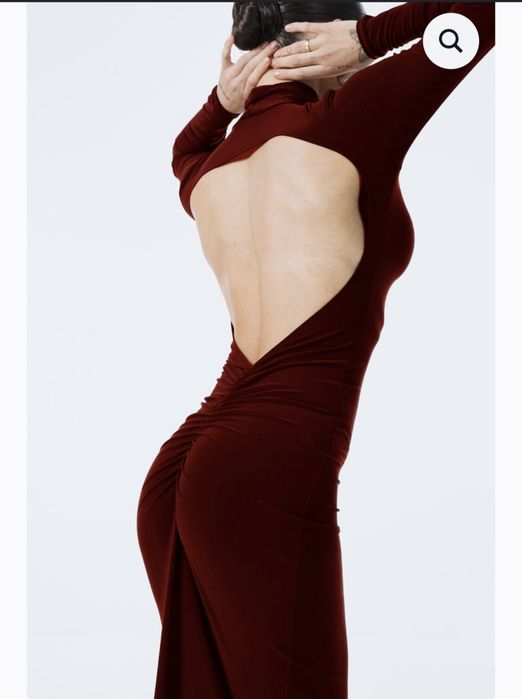 Рокля PROMESA - цвят БОРДО