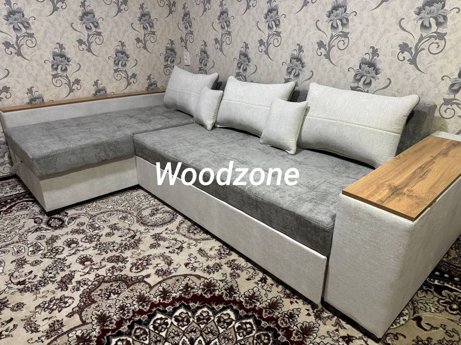 Угловой раскладной диван размер 260х150см
