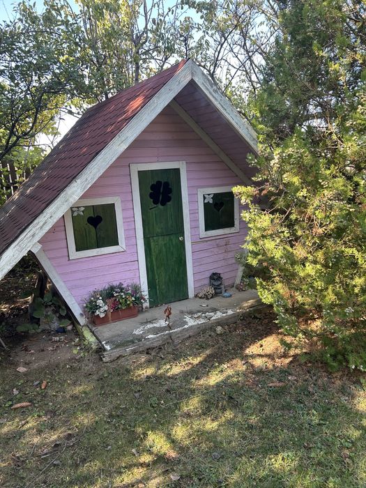 Vand casuta incapatoare pentru copii gradina din lemn tratat