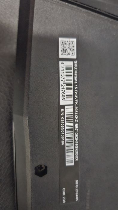 Ноутбук MSI Katana 15