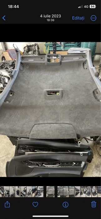 Plafon textil / alcantara piele conplet BMw f01 seria 7