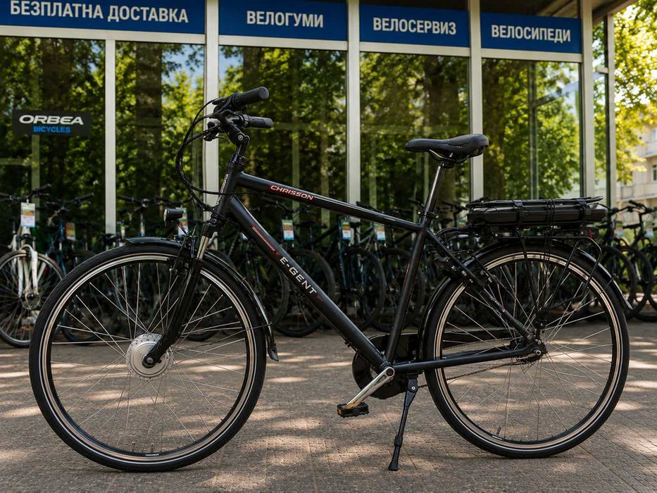 НОВ Електрически Велосипед Chrisson E-Gent 28 Black Matt - БЕЗПЛАТНА ДОСТАВКА