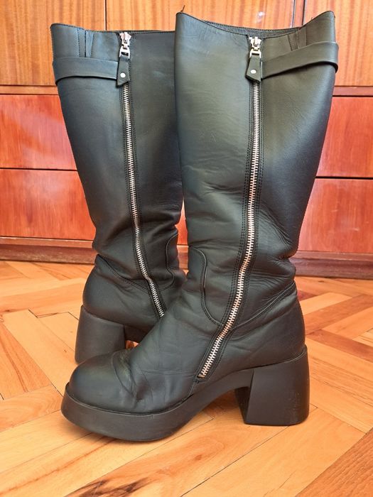 Зимни ботуши под коляното, размер 39