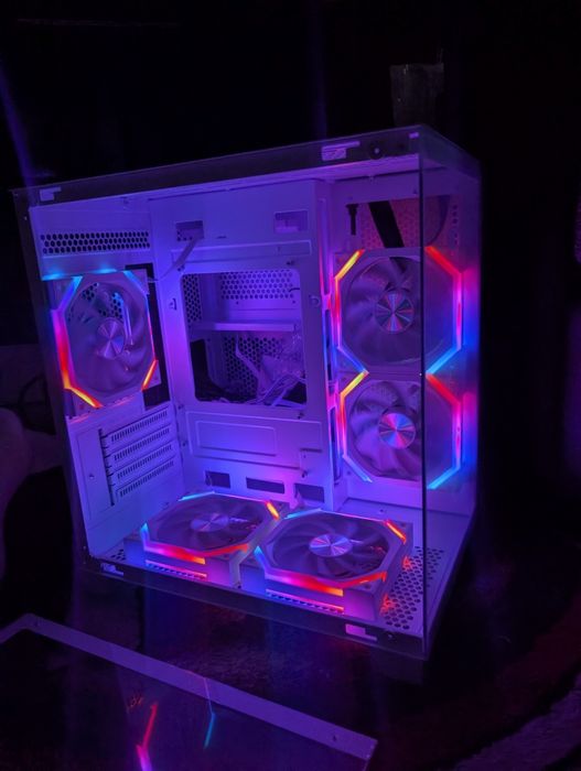 Sigilat‼️Gaming 5 ventilatoare cu telecomanda plus sursa 600w !