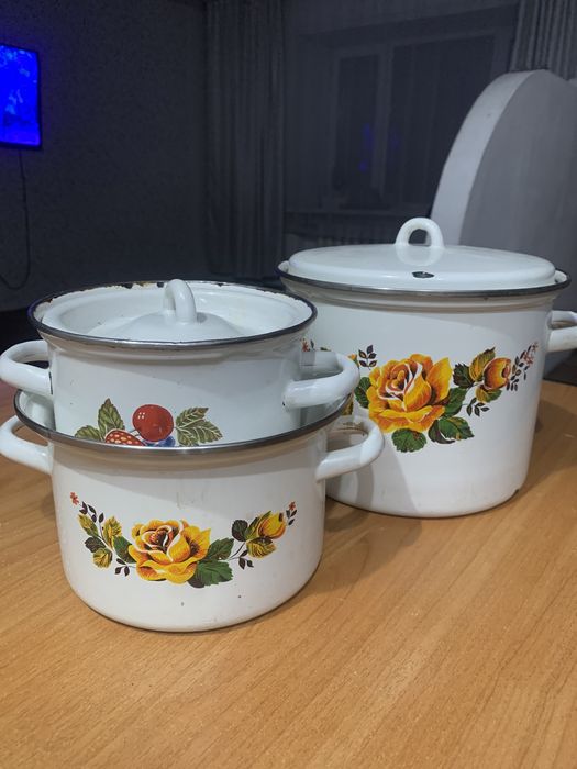 Набор    кострюль    Б/У