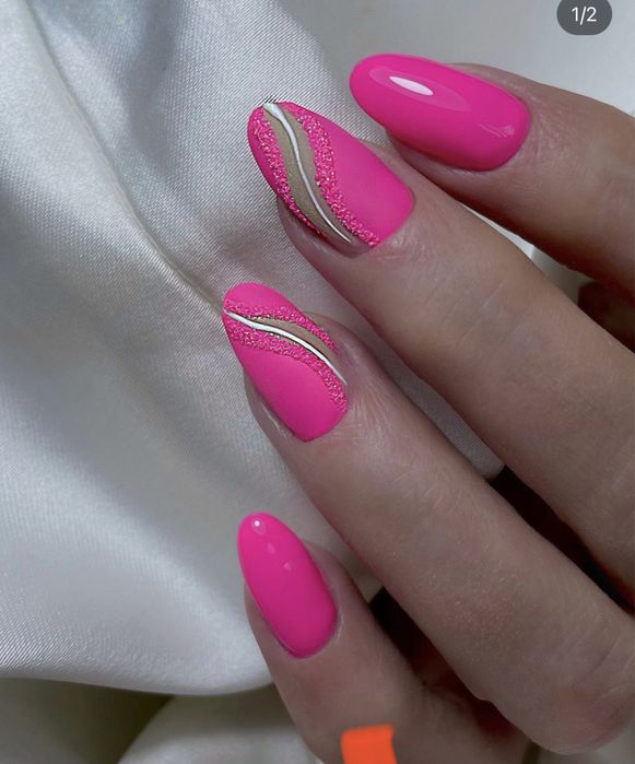 Маникюр с гель покрытием 5000 скидка ! Месяц