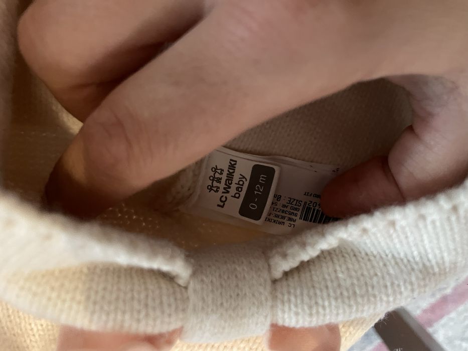 Зимна шапка за бебе 0-12месеца