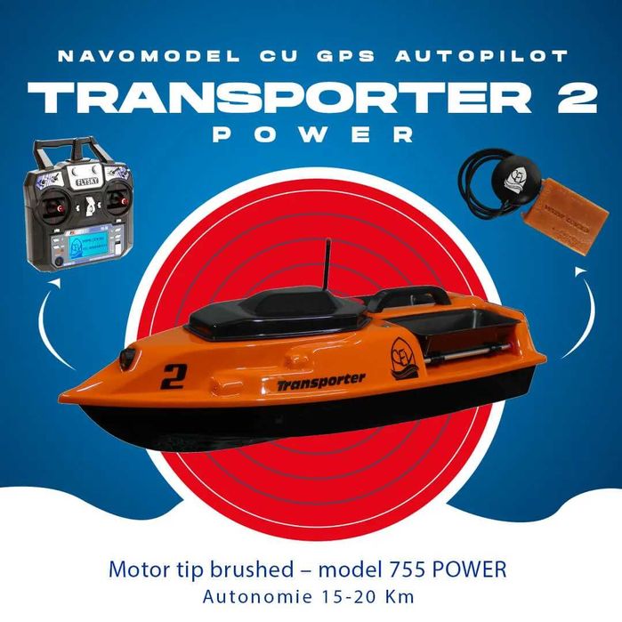 Navomodel cu GPS si Autopilot – Transporter 2 Power