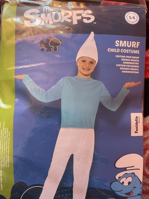 Costum strumf 5-6 ani