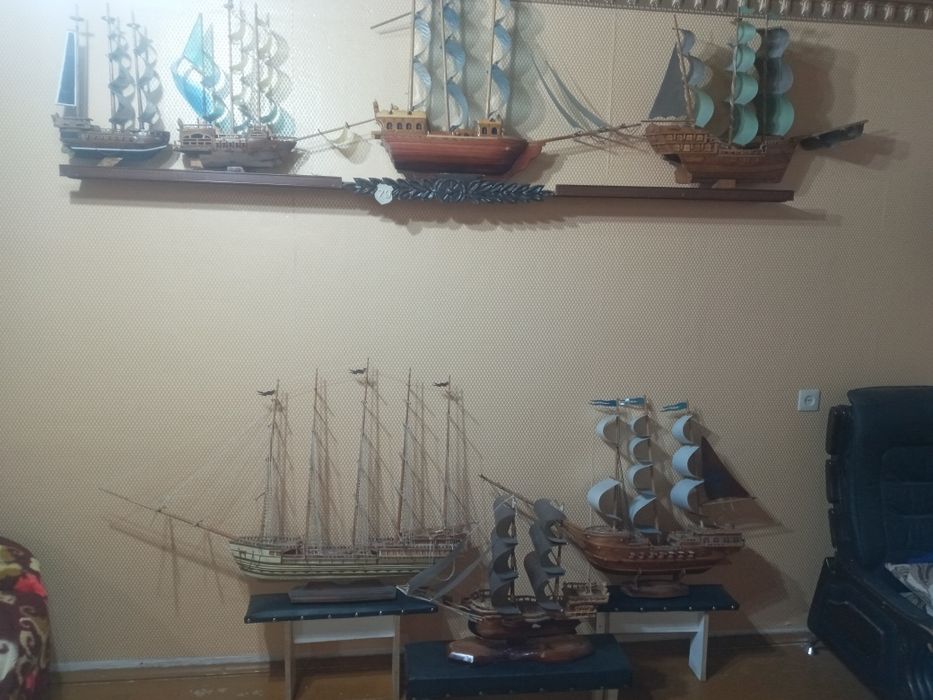 Карабль ручной работы