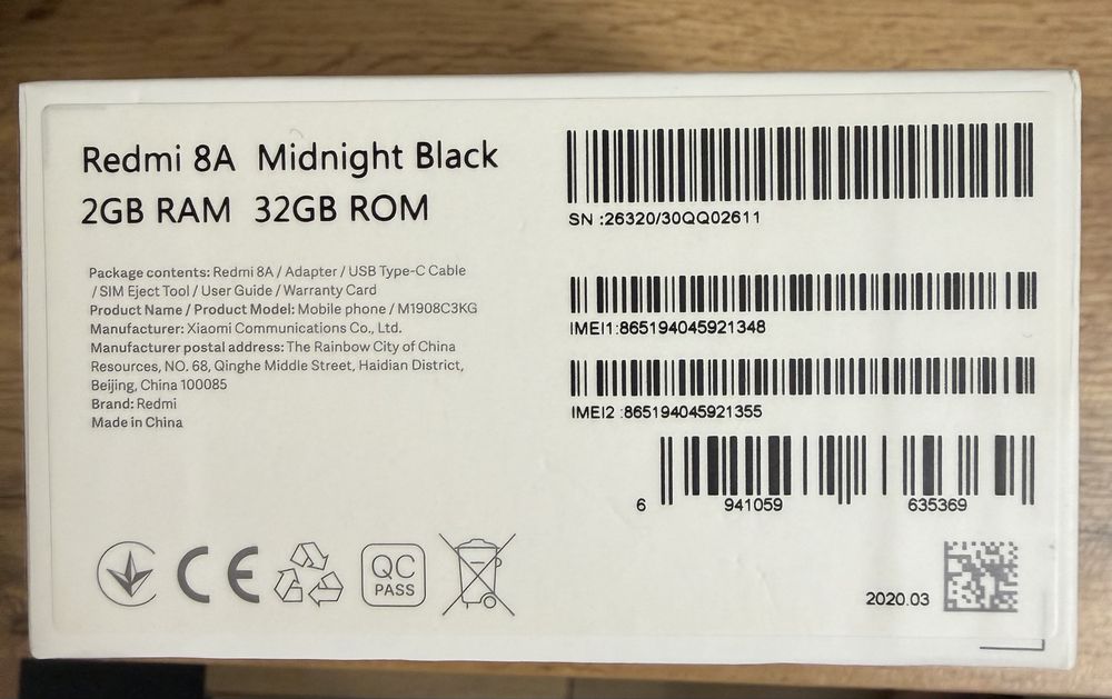 Продам смартфон Redmi 8A