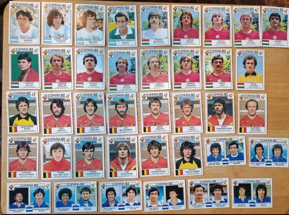Panini world cup Mexico 86  Espana 82 Панини