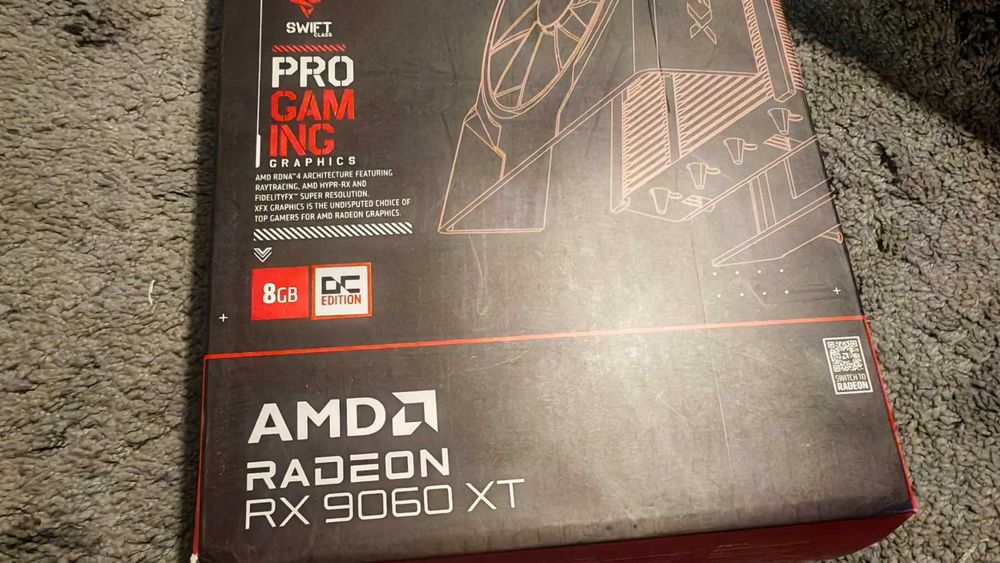НОВА ! XFX Swift AMD Radeon RX 9060 XT OC Gaming Edition 8GB