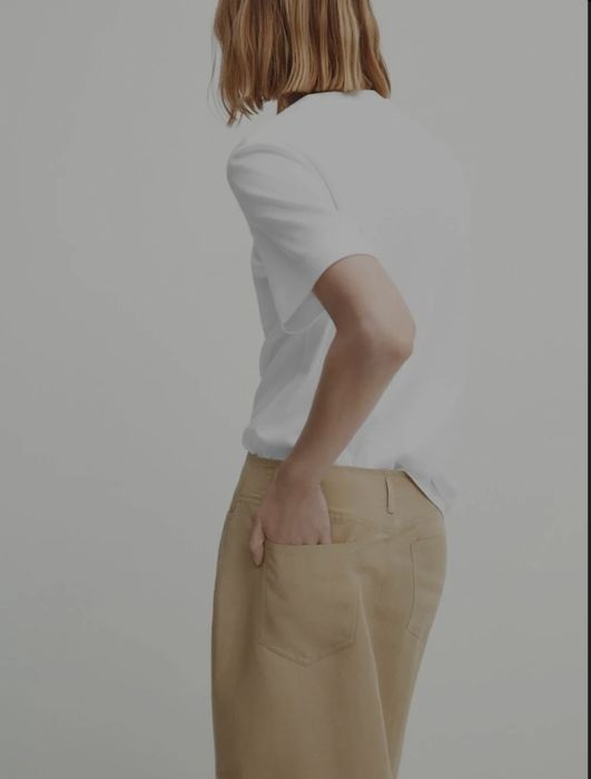 Бежеввя юбка Massimo Dutti