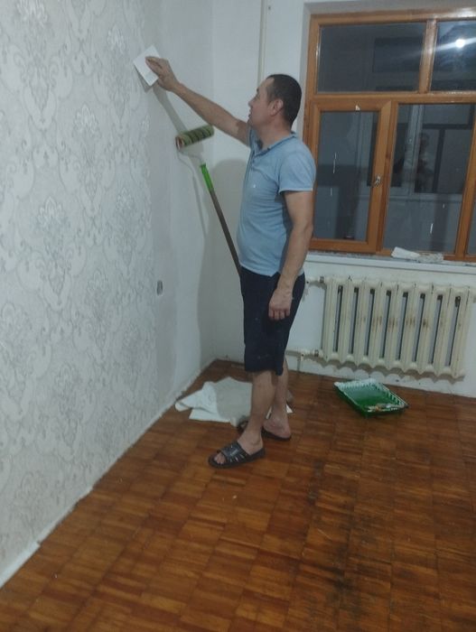 Обои молярка ремонт.