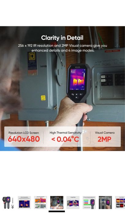 Camera termica, Hikmicro B10S. Sigilata, transport ZERO