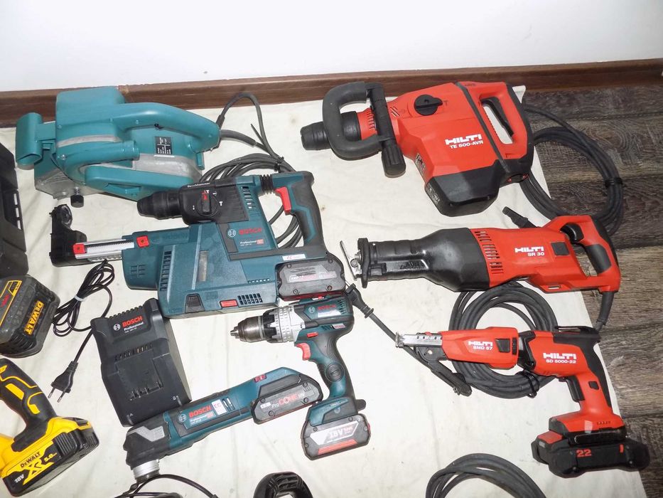Scule  DeWalt ,  BOSCH  ,  Picamer Hilti TE 500 AWR ,  SR 30 , SD 5000-22 Nuron