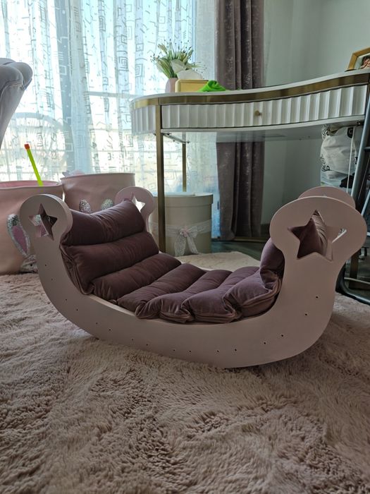 Leagăn/balansoar tip Montessori cu salteluta