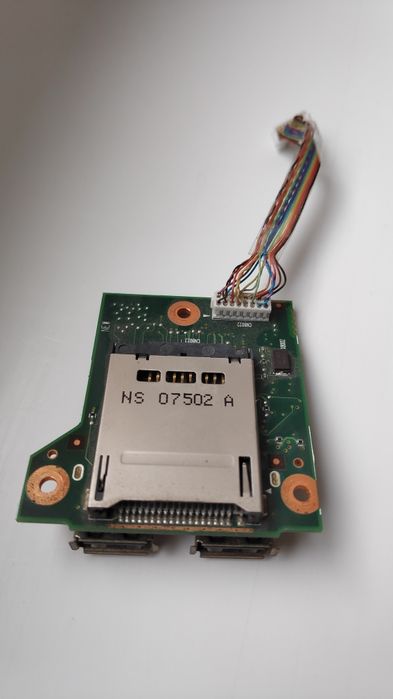 Платка с 2 USB и card reader