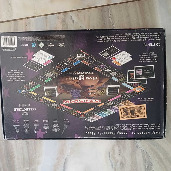 Монополи Fazbear/ Freddy / english version