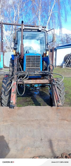 МТЗ-82 с Куном на ходу