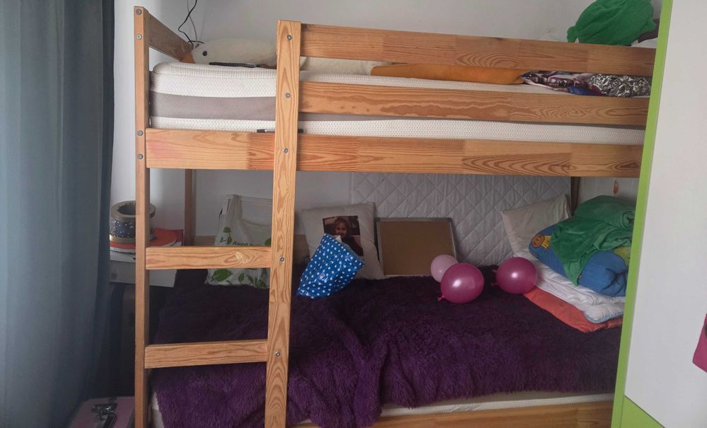 Vand pat suspendat copii+saltele