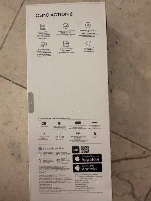 Dji action 6 enhanced combo ( asemanator cu adventure ) nou sigilat